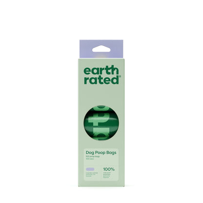 Leak-Proof Dog Poop Bags, Lavender, 100 Count on 5 Single Refill Rolls